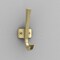 National Hardware National Hardware Powell Medium Brushed Gold Aluminum 4-15/16 in. L Angled Hook 60 lb 1 pk N337-914 - alternate 5